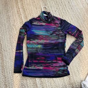 Women’s Multicolor base layer ski top